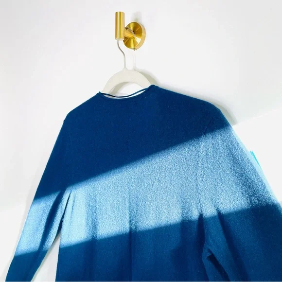 Minimalist | J McLaughlin 100% Cashmere Cardigan | Deep Blue Long Duster | XL - Picture 10 of 16